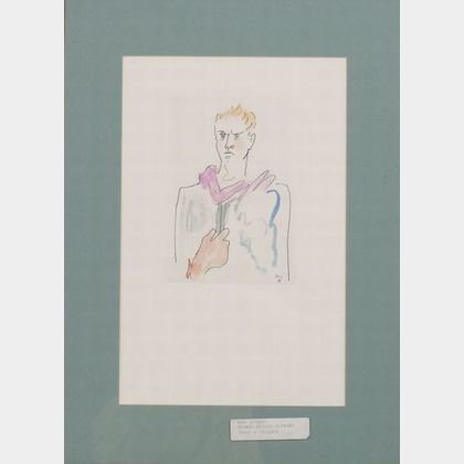 Jean Cocteau (French, 1889-1963) Homme