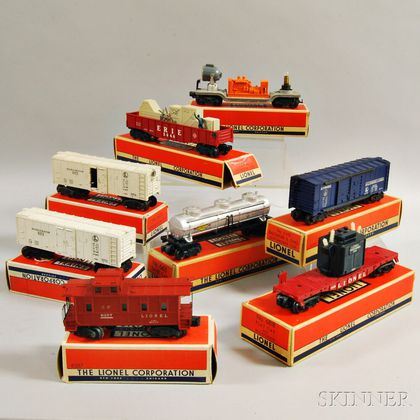 Eight Boxed Lionel Trains