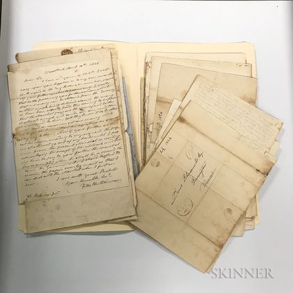 Group of 18th and 19th Century Letters and Documents, 