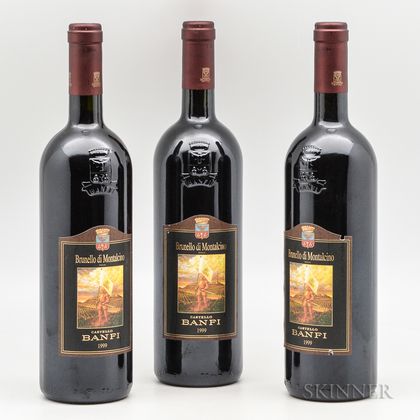 Banfi Brunello di Montalcino 1999, 3 bottles 