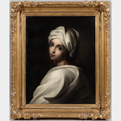 After Guido Reni (Italian, 1575-1642) Copy of Portrait of Beatrice Cenci