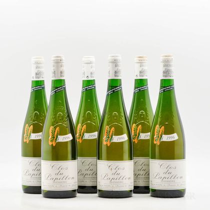 Domaine des Baumard Savennieres Clos du Papillon 1996, 6 bottles 