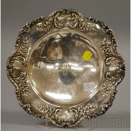 Black, Starr & Frost Sterling Silver Footed Plate