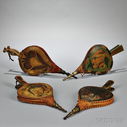 Four Pair Paint-decorated Bellows