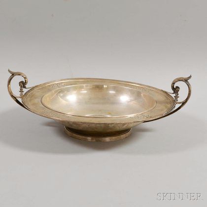 Durgin Sterling Silver Two-handled Footed Bowl