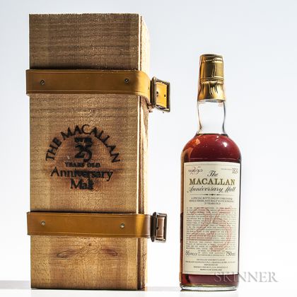Macallan Anniversary Malt 25 Years Old 1957, 1 750ml bottle (owc) 