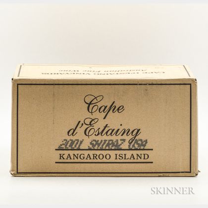 Cape dEstaing Kangaroo Island Shiraz 2001, 6 bottles (oc) 