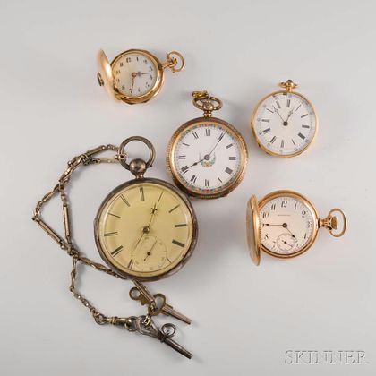 Five Pocket Watches