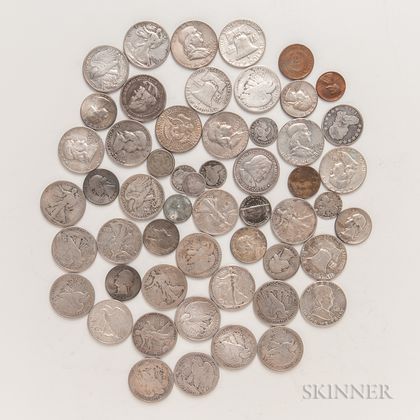 Group of American Mostly Silver Coins