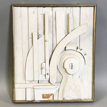 Denis G. Barrington (British, 1930-1999) Sculptural Assemblage in White