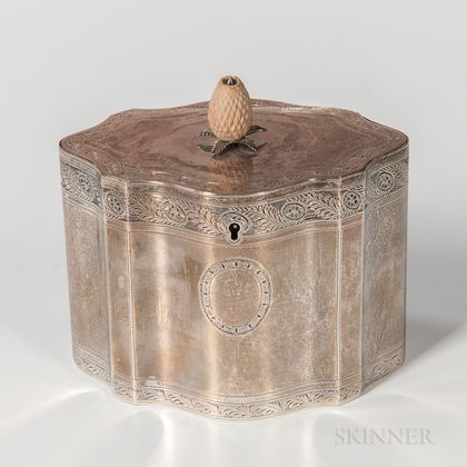 George III Sterling Silver Tea Canister