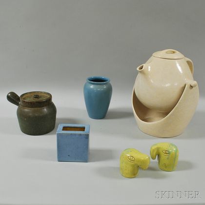 Four Pieces of Assorted Art Pottery