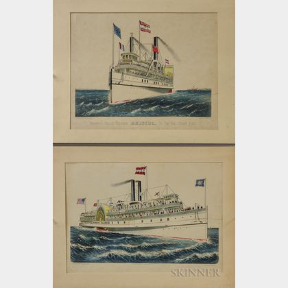Two Currier & Ives Hand-colored Lithographs