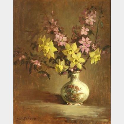 Lois McCune (American, 20th Century) Floral Still Life