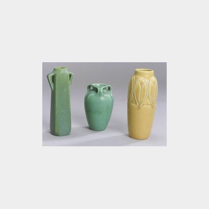 Three Rookwood Pottery Vases