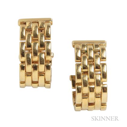 18kt Gold "Panthere" Earrings, Cartier