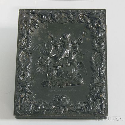Very Rare Half-plate Black "The Vision of Ezekiel" Union Case
