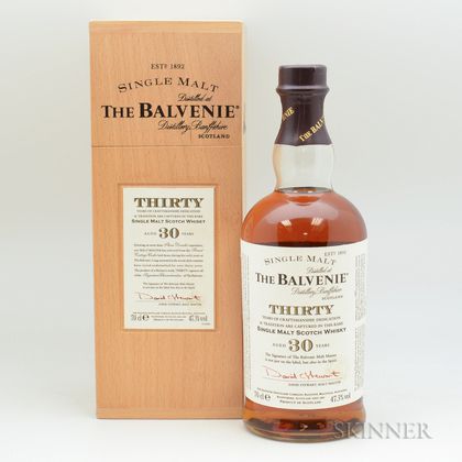 Balvenie 30 Years Old, 1 70cl bottle (owc) 