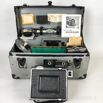 Cased "Pacemaker Graphics" Camera. Estimate $200-300