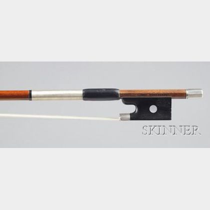 Silver Mounted Violin Bow, Albert Nurnberger Workshop