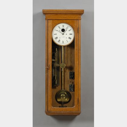 Oak Master Clock by E. Howard & Company