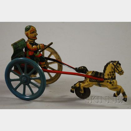 Lehmann Punch Chariot Tin Wind-up Toy