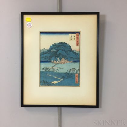 Hiroshige II (1826-1869) Woodblock Print