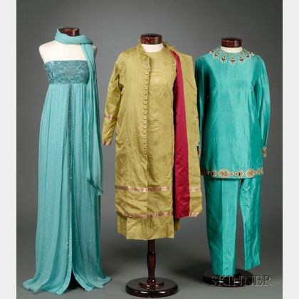 Three Indian Silk Outfits