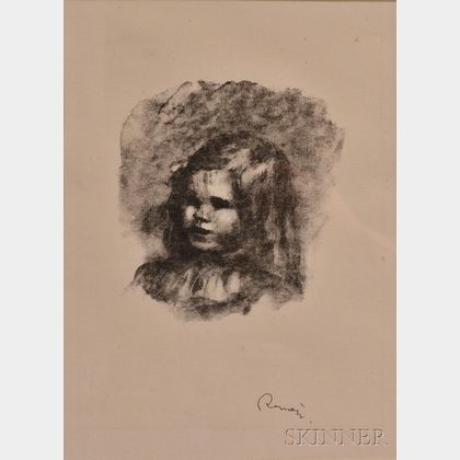 Pierre-Auguste Renoir (French, 1841-1919) Claude Renoir tournè à gauche
