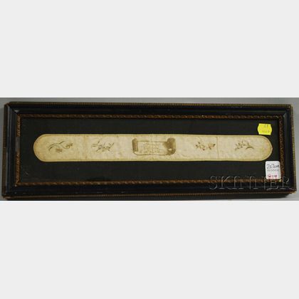 1792 Silk Embroidered Bookmark