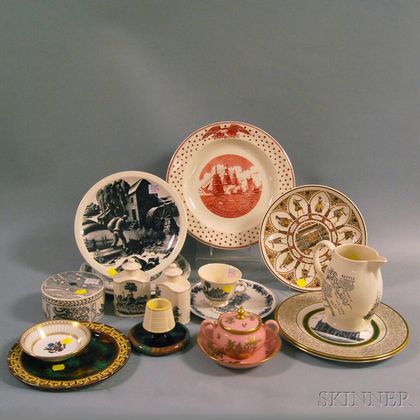 Eighteen Miscellaneous Ceramic Objects