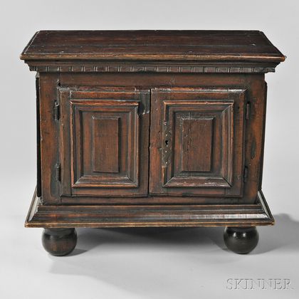 English William and Mary-style Oak Cabinet
