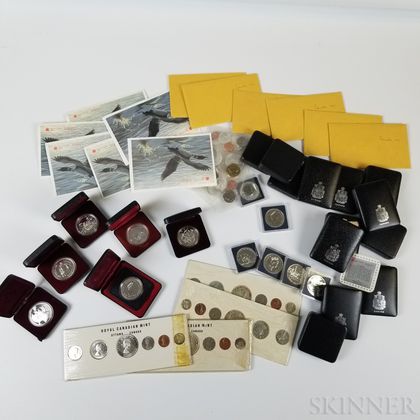 Group of Canadian Mint and Proof Coins and Sets