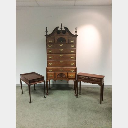 Three Pieces of Bartley Reproduction Colonial Furniture