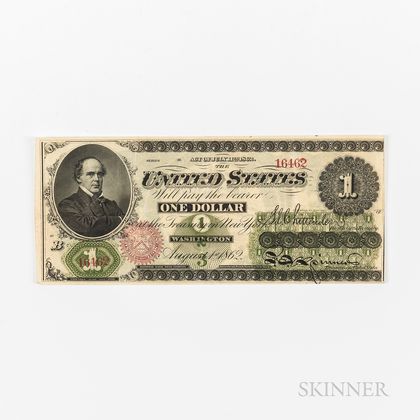 1862 $1 Legal Tender Note
