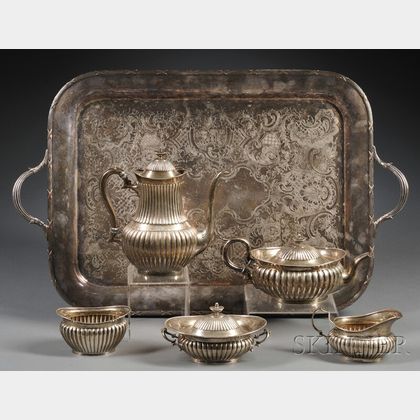 Five-piece Tiffany & Co. Sterling Tea and Coffee Service