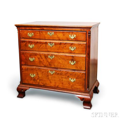 Chippendale-style Walnut Cabinet