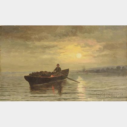 Wesley Elbridge Webber (American, 1841-1914) Rowing