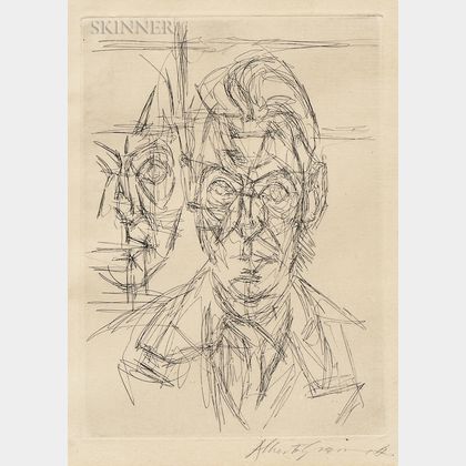 Alberto Giacometti (Swiss, 1901-1966) Frontispiece to Dans la chaleur vacante