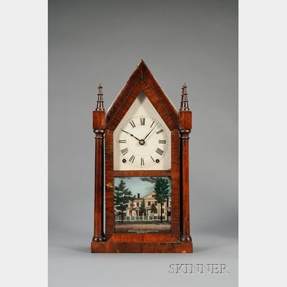 Rosewood Twin Spire Steeple Clock by Terry & Andrews