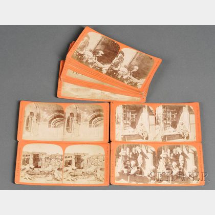Approximately Fifty-five Stereo Views of Constantinople and the Middle East