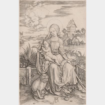 Albrecht Dürer (German, 1471-1528) The Virgin and Child with Monkey