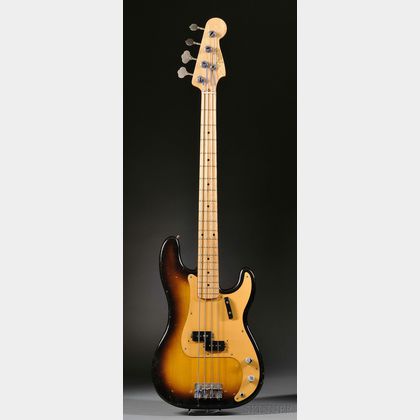 American Electric Bass Guitar, Fender Electric Instruments, Fullerton, 1957, Model Precision Bass