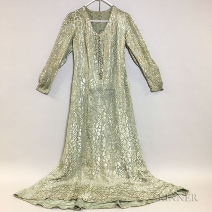 Lame Silk and Metal-thread Gown