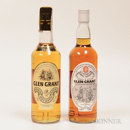 Mixed Glen Grant, 1 70cl bottle 1 750ml bottle 