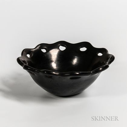 San Ildefonso Blackware Bowl