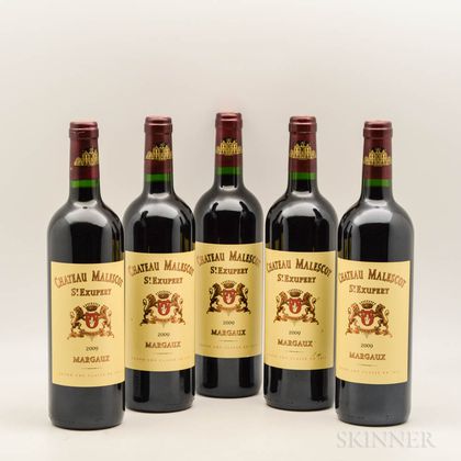 Chateau Malescot St. Exupery 2009, 5 bottles 