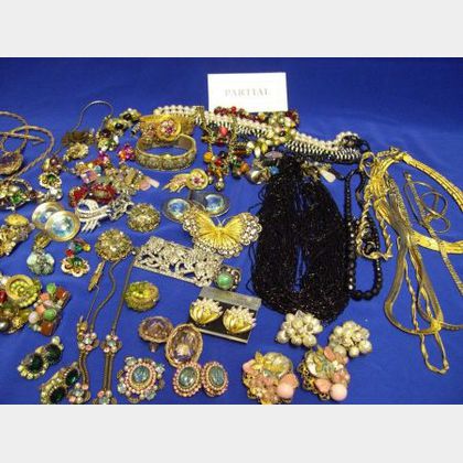 Group of Goldtone and Costume Jewelry