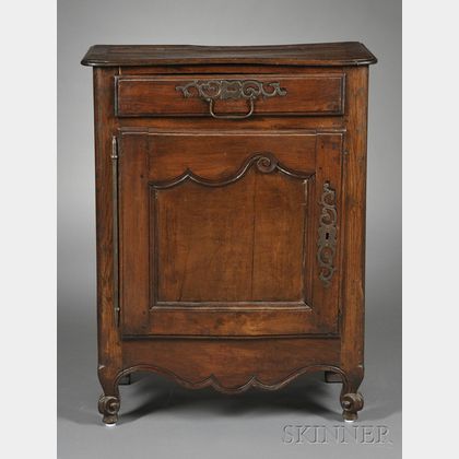 Louis XV Rococo-style Oak and Beechwood Side Cabinet