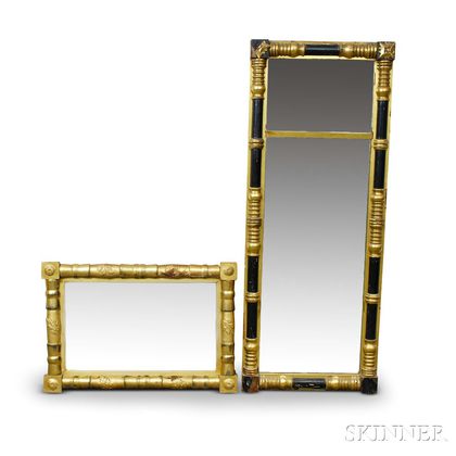 Two Classical Gilt Split-baluster Mirrors